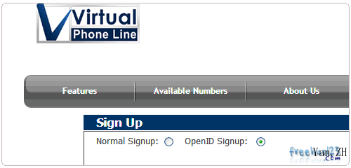 Virtual Phone Line 注册账号